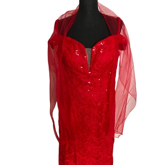 COLORS “Coco Homecoming 1951” Prom Gown, Size 18 - Picture 3 of 16